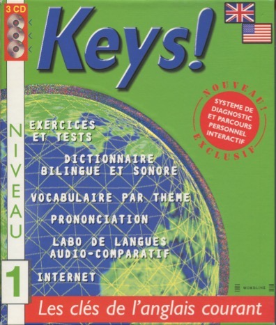 KEYS! Les cl&eacute;s de l&rsquo;anglais courant &mdash; the 1999 box, Niveau 1 (3 CD)